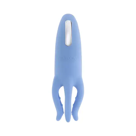 Selopa Tentacle Tickler Rechargeable Silicone Flexible Bead Vibrator Blue