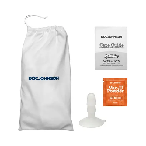 The Realistic Cock Hung 12 in. ULTRASKYN Vac-U-Lock Dildo Vanilla