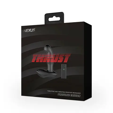 Nexus Thrust Prostate Edition Thrusting Vibrating Prostate and Perineum Massager Black