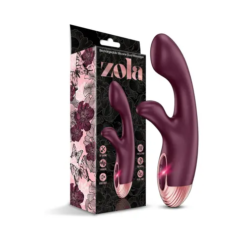 Zola Rechargeable Silicone Warming Dual Massager