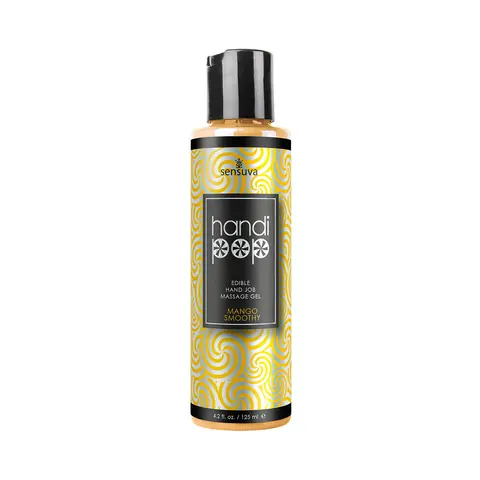 Sensuva HandiPop Edible Hand Job Massage Gel Mango Smoothy 4.2 oz.