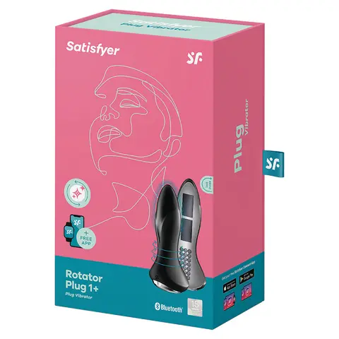 Satisfyer Rotator Plug 1+ in Black