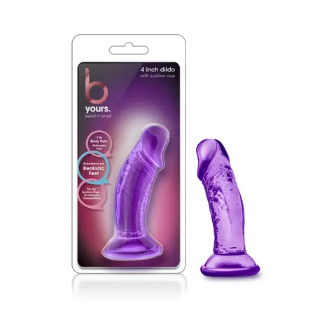 B Yours Sweet n' Small 4 in. Dildo in Purple