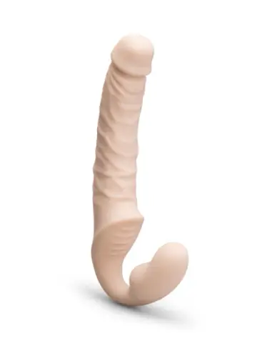 realistic posable strap-less strap-on