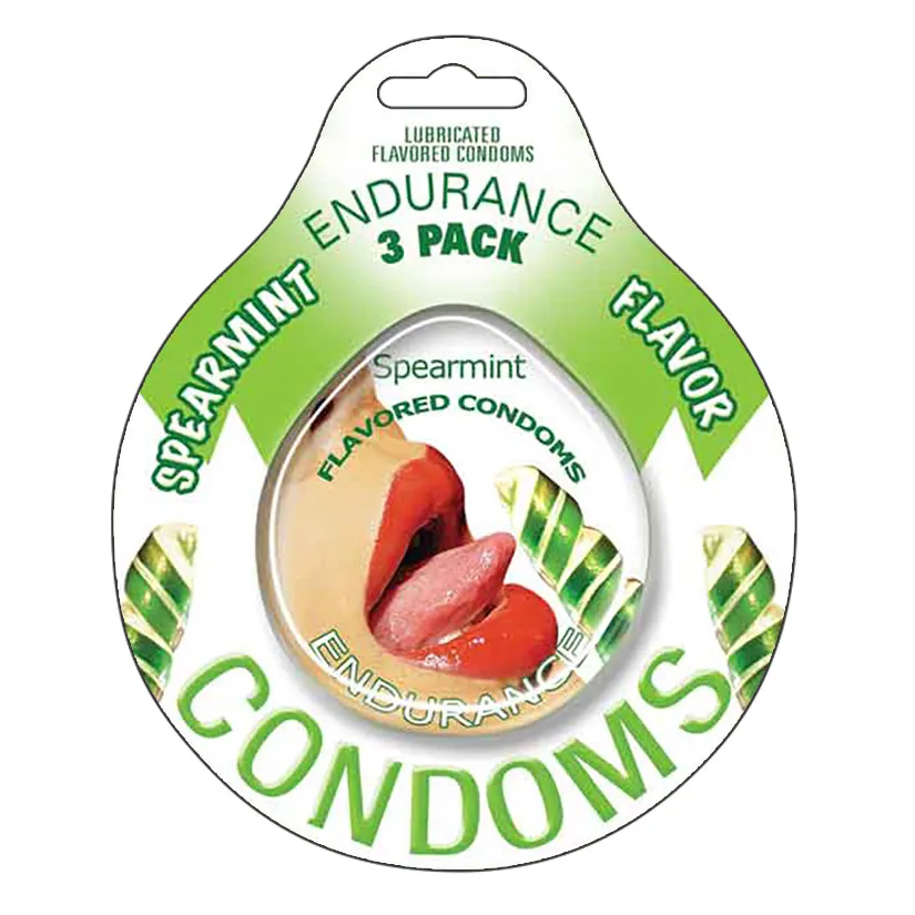 Endurance Condoms Spearmint 3-Pack