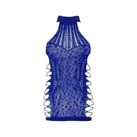 Magic Silk Seamless Dress Blue O/S