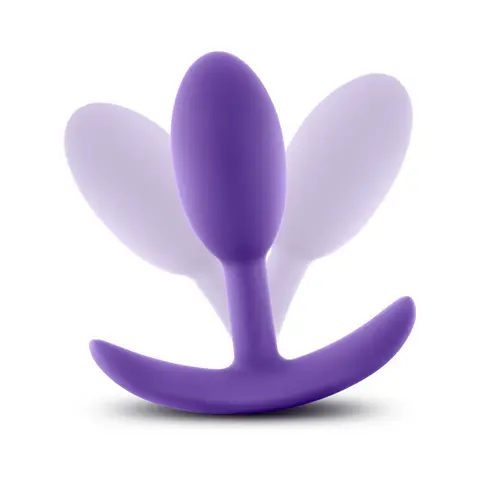 Luxe Wearable Vibra Slim Plug Small in Purple