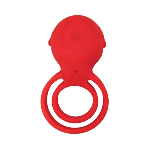 Cockpower Ultimate Vibrating Cockring in Red