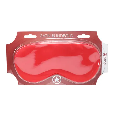 Ouch! Satin Mask in Red