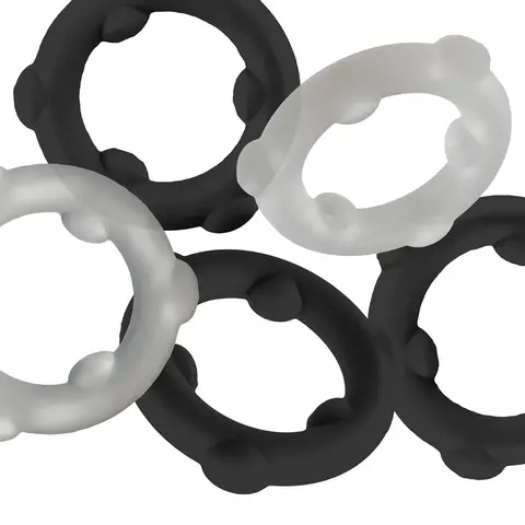 Oxballs Gearheads 5-Pack Spinner Rings Black/Vapor