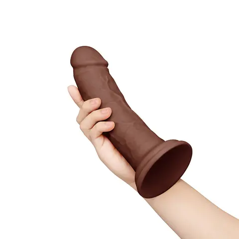 Together Tones 8.5 in. Realistic Dildo in Dark