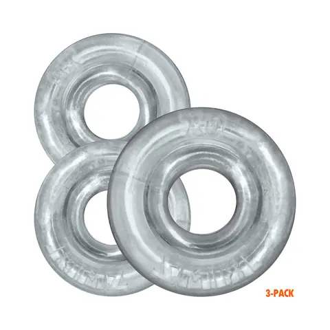 Oxballs Rimringz Multi Size 3-Pack in Clear