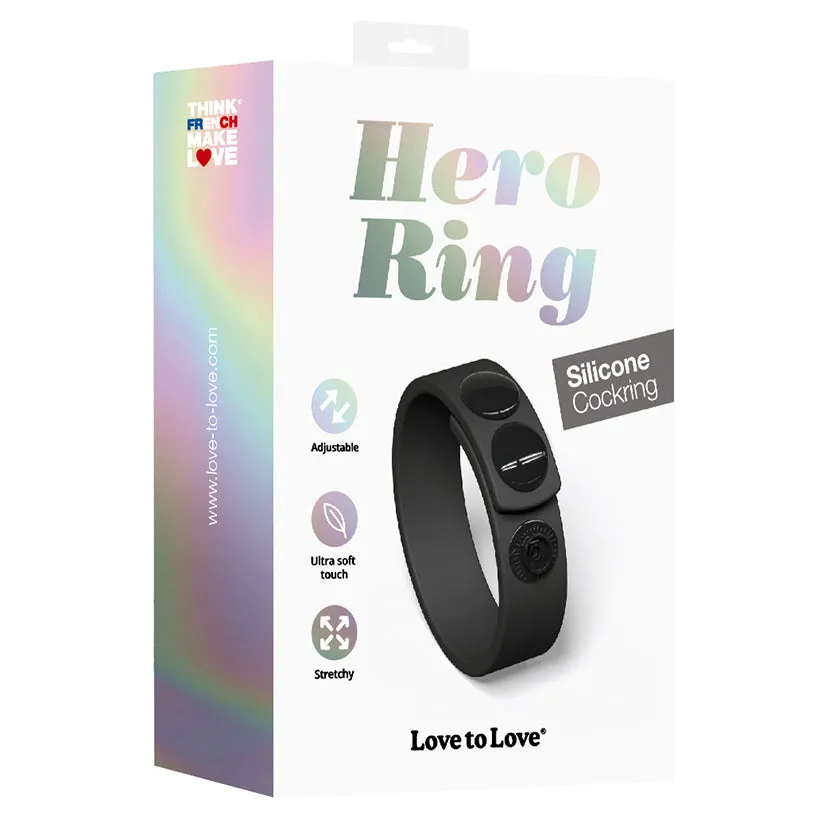 Love To Love Hero Ring Black Onyx