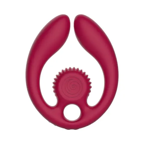 SVibe Snail GIZI Duo Couples Stimulator in Burgundy