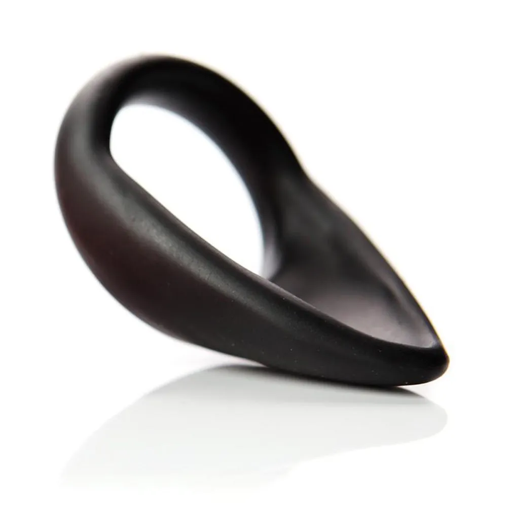 Tantus Cock Sling Teardrop 2 in. Onyx (Bag)