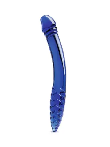11” double-sided glass dildo