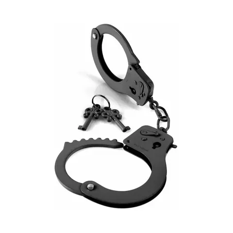 Fetish Fantasy Series Metal Designer Handcuffs in Black