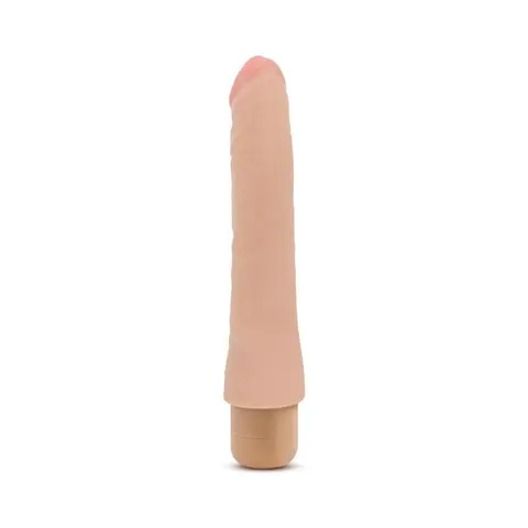 X5 Plus Mambo Vibe Realistic 9.25 in. Vibrating Dildo Beige