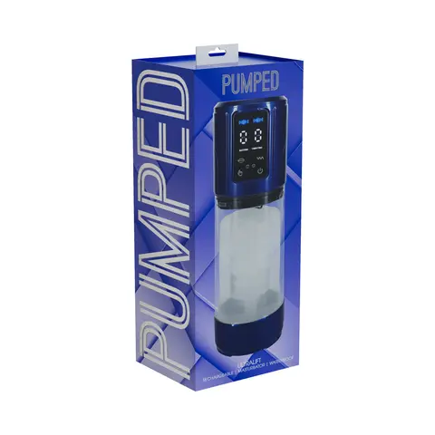 PUMPED UltraLift Automatic Masturbator Waterproof Metallic Blue