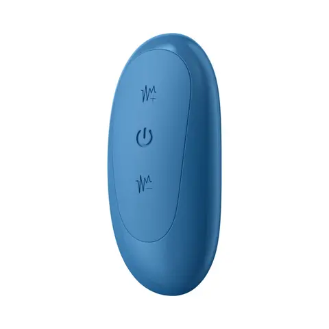 Luv Inc Ws38: Wavy Strap On Luv Vibe Blue