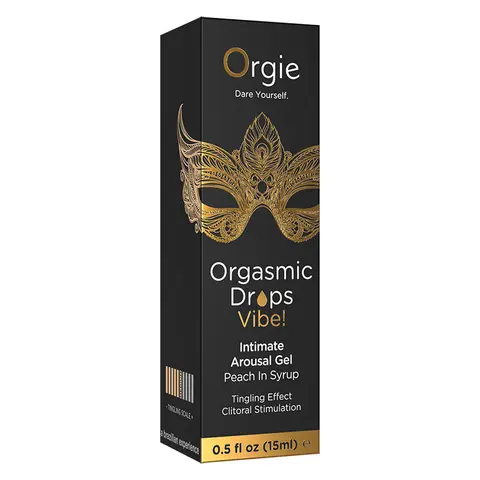 Orgie Orgasmic Drops Vibe Peach In Syrup