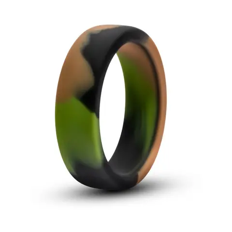 Performance Silicone Camo Cock Ring Green Camouflage