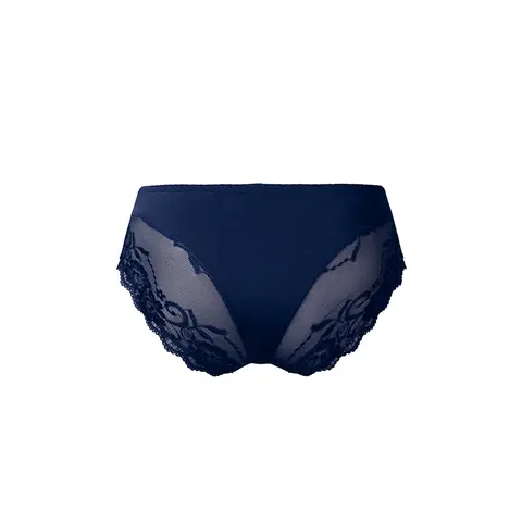 Male Power Sassy Lace Bikini Sold Pouch Navy XL