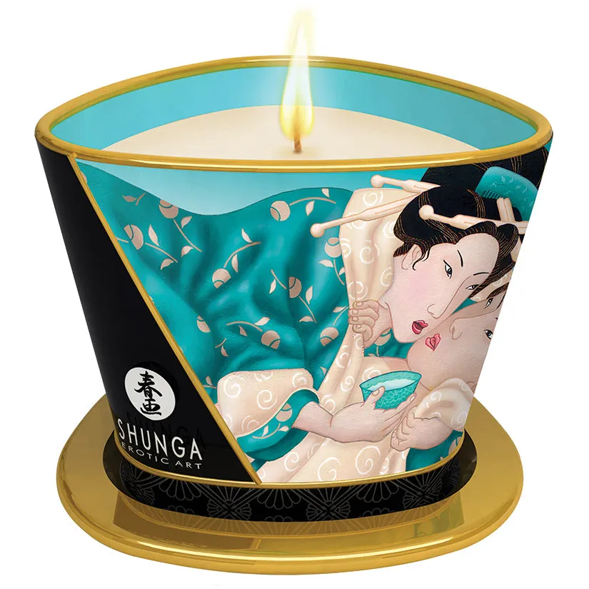 Shunga Massage Candle Island Blossoms 5.7 oz.