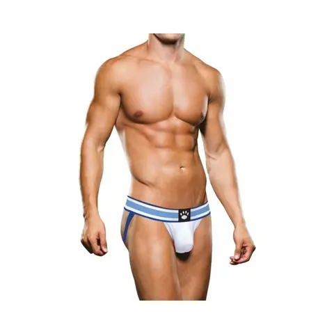 Prowler Jock Strap White/Blue XL