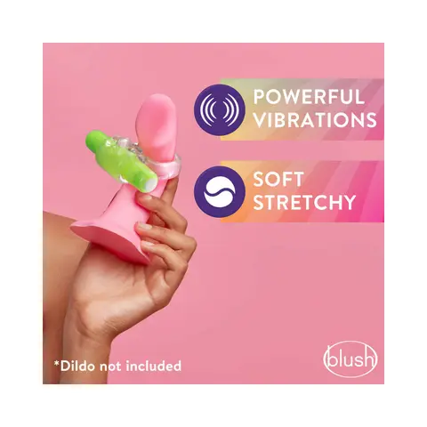 Play with Me Teaser Vibrating C-Ring in Green