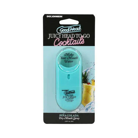 GoodHead Juicy Head Cocktails Dry Mouth Spray To-Go Piña Colada
