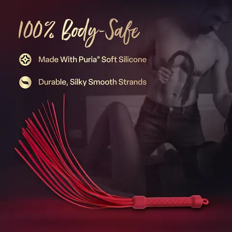 Temptasia Ardor Flogger in Red
