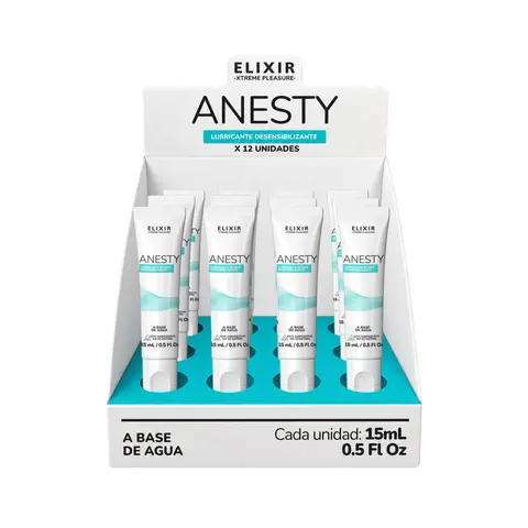 Elixir Anesty Anal Desensitizing Lubricant 0.5 oz. 12-Pack