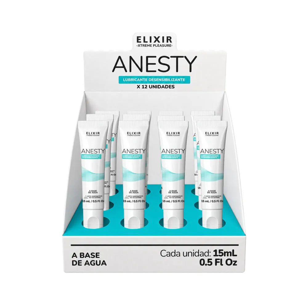Elixir Anesty Anal Desensitizing Lubricant 0.5 oz. 12-Pack