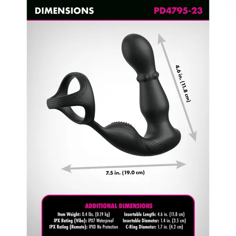 Anal Fantasy Elite Ass-gasm Slide & Glide Black