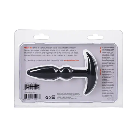 Tantus Perfect Plug Anal Plug Onyx