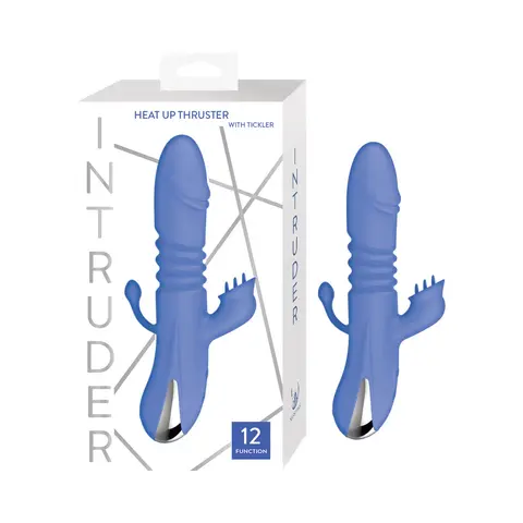 Intruder Heat Up Thruster with Tickler in Blue