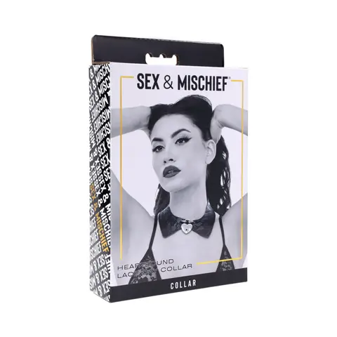 Sportsheets Sex & Mischief Heartbound Lace Day Collar
