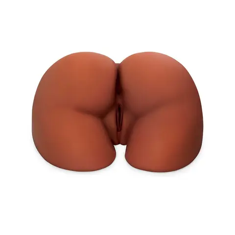 PDX Plus Perfect Ass XL Dual Entry Masturbator in Brown