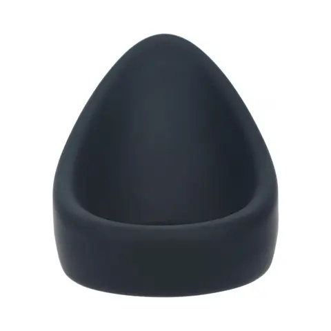 LEVELZ Teardrop Silicone Cock Ring in Black