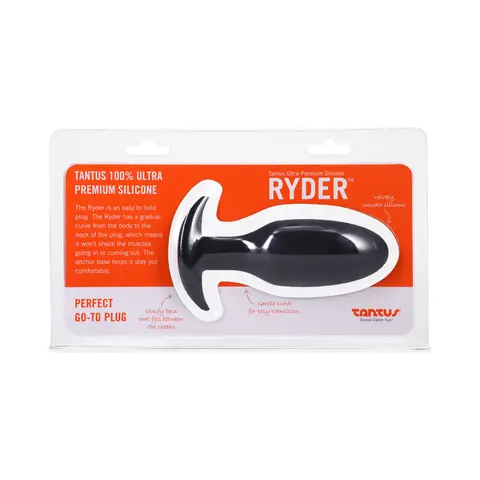 Tantus Ryder Anal Plug Onyx