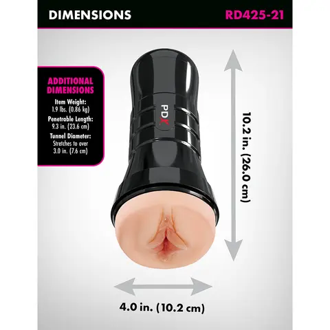 PDX Extreme Wet Pussies Super Luscious Lips XXL in Light