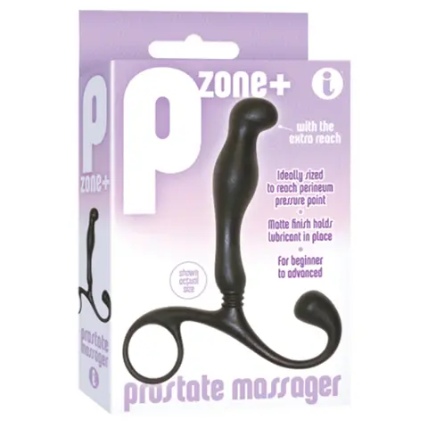The 9's P Zone Prostate Massager in Black