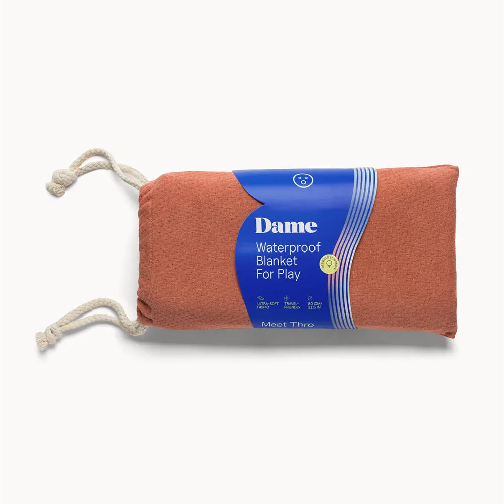 Dame Thro Waterproof Sex Blanket Copper