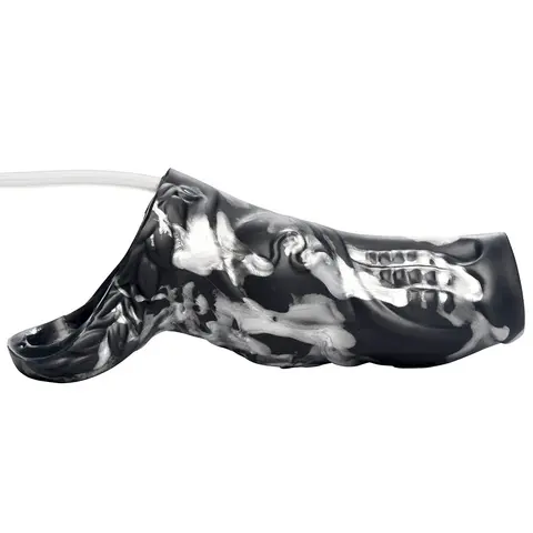 Creature Cocks Night Prowler Squirting Silicone Penis Enhancer Silver