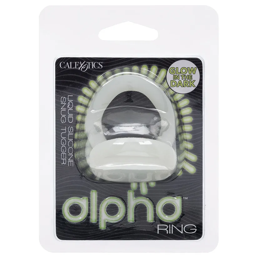 Alpha Liquid Silicone Snug Tugger Glow-in-the-Dark