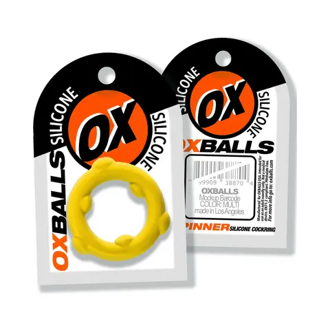 Oxballs Spinner Single Silicone Ring in Yellow