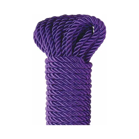 Fetish Fantasy Series Deluxe Silk Rope 9.75 m / 32 ft. in Purple
