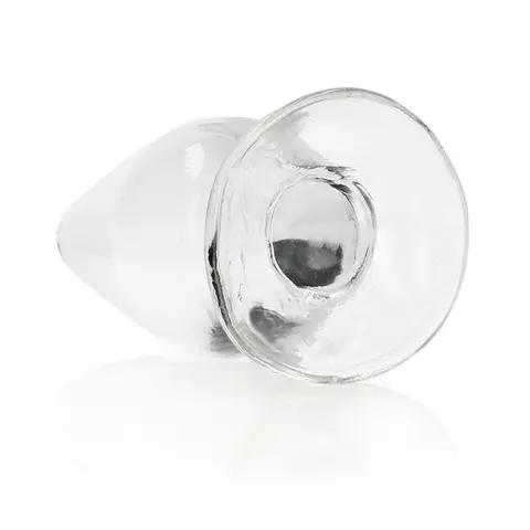 RealRock Crystal Clear 3.5 in. Anal Plug in Clear
