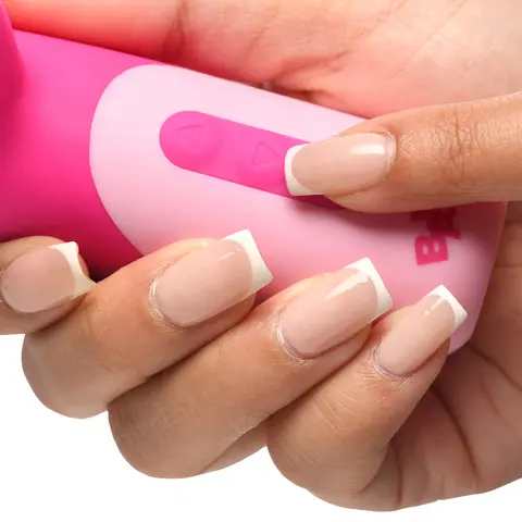 BANG! Clit Tapping Vibrating Rabbit Pink